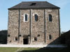 Chebský hrad - celkový pohled na hradní kapli od jihu