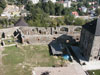 Chebský hrad - pohled z Černé věže na císařský palác