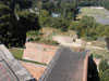 Chebský hrad - pohled na jihozápadní bastion z Černé věže