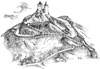 Hrad Panna - hypotetická rekonstrukce podoby hradu dle M. Sýkory a J. Otradovce Hrad Panna - hypotetická rekonstrukce podoby hradu dle M. Sýkory a J. Otradovce