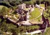 Hrad Potštejn - letecký pohled na hrad