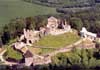 Hrad Potštejn - letecký pohled na hrad