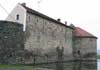 Hrad Švihov - severní fronta vnějšího opevnění západně od vstupní brány