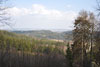 Hrad Šternberk - pohled z hradu směrem na východ Hrad Šternberk - pohled z hradu směrem na východ