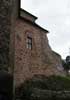Hrad Velhartice - zdivo přístavku spojujícího zámecké křídlo a hradní palác