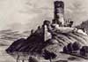 Hrad Žebrák - rytina W. Bergera dle kresby W. Mrkose z roku 1802 Hrad Žebrák - rytina W. Bergera dle kresby W. Mrkose z roku 1802