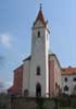 Hrad Bítov - hradní kostel Nanebevzetí P. Marie ve velkém nádvoří
