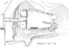 Hrad Starý Rybník - plán přízemí hradu dle zaměření SÚPP z roku 1961 Hrad Starý Rybník - plán přízemí hradu dle zaměření SÚPP z roku 1961