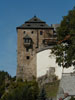 Hrad Bečov nad Teplou - jižní průčelí donjonu původního hradu Hrad Bečov nad Teplou - jižní průčelí donjonu původního hradu