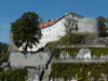 Hrad Bečov nad Teplou - pohled na hradní jádro od jihu
