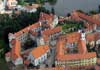 Zámek Telč - letecký pohled na areál zámku (zdroj: Kraj Vysočina)