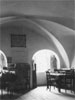 Tvrz Kurovice - pohled do přízemní místnosti z roku 1930 Tvrz Kurovice - pohled do přízemní místnosti z roku 1930