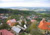 Hrad Lipnice - pohled z hradu na městečko Hrad Lipnice - pohled z hradu na městečko