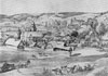 Zámek Lysice - zámek na kresbě F. Richtera z roku 1838