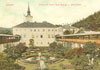 Zámek Lysice - zámek na pohlednici z doby kolem roku 1900