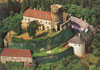 Hrad Svojanov - letecký pohled na hrad