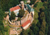 Hrad Svojanov - letecký pohled na hrad