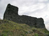 Hrad Košťálov - ruina paláce od západu