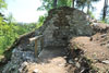 Hrad Velešín - spodní část bergfritu